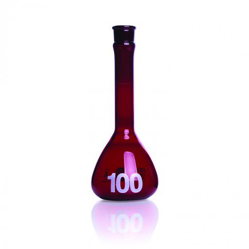 Matraz Volumétrico "A", Raysorb®, Pared Reforzada, Boca Ancha, Sin Tapón 100 Ml